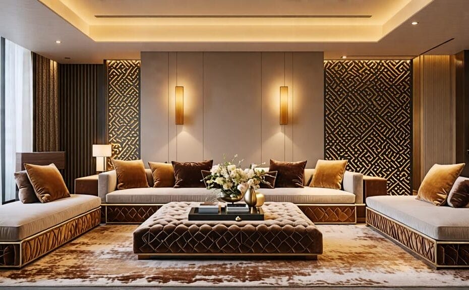 indian inspired modern living spaces