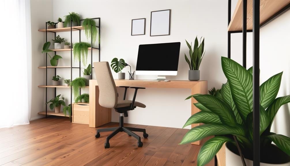 productive home office setup