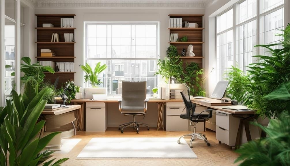 space efficient dual workstation setup